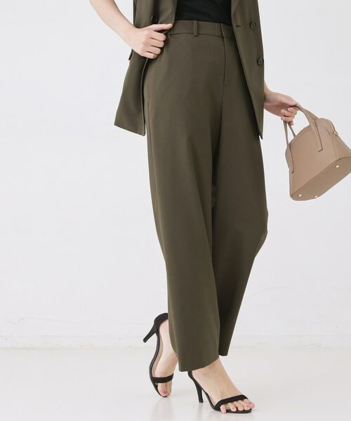 COUP DE CHANCE / クードシャンス パンツ | 【手洗い可/涼しい/セットアップ可】ストレートパンツ | 詳細5