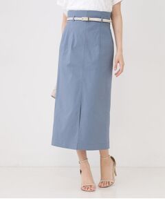 COUP DE CHANCE / クードシャンス スカート | 【手洗い可／日本製／ウエスト後ろゴム】ハイウエストIラインスカート