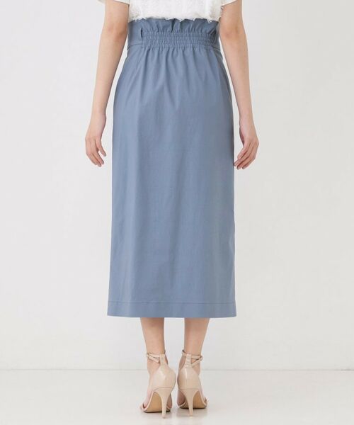 COUP DE CHANCE / クードシャンス スカート | 【手洗い可／日本製／ウエスト後ろゴム】ハイウエストIラインスカート | 詳細15