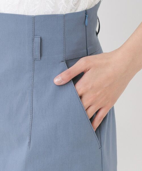 COUP DE CHANCE / クードシャンス スカート | 【手洗い可／日本製／ウエスト後ろゴム】ハイウエストIラインスカート | 詳細17