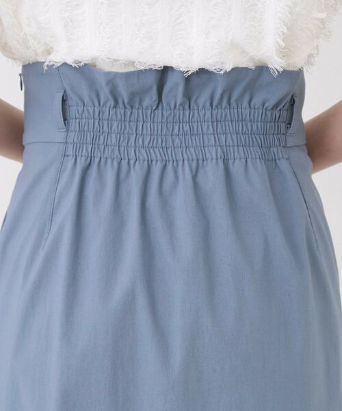 COUP DE CHANCE / クードシャンス スカート | 【手洗い可／日本製／ウエスト後ろゴム】ハイウエストIラインスカート | 詳細19