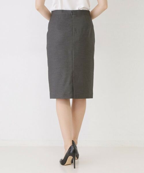 COUP DE CHANCE / クードシャンス ミニ・ひざ丈スカート | 【手洗い可／日本製／スーツ可】麻調合繊タイトスカート | 詳細25