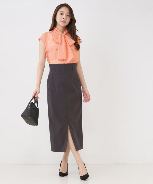 COUP DE CHANCE / クードシャンス シャツ・ブラウス | 【手洗い可】シアーボウタイブラウス | 詳細11