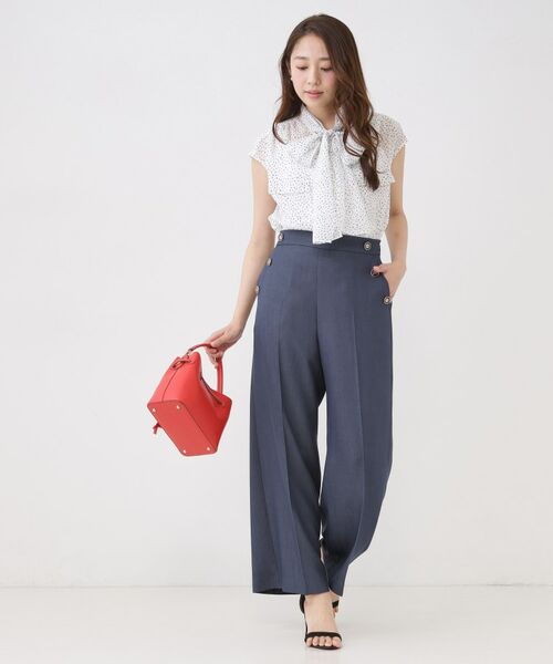 COUP DE CHANCE / クードシャンス シャツ・ブラウス | 【手洗い可】シアーボウタイブラウス | 詳細3