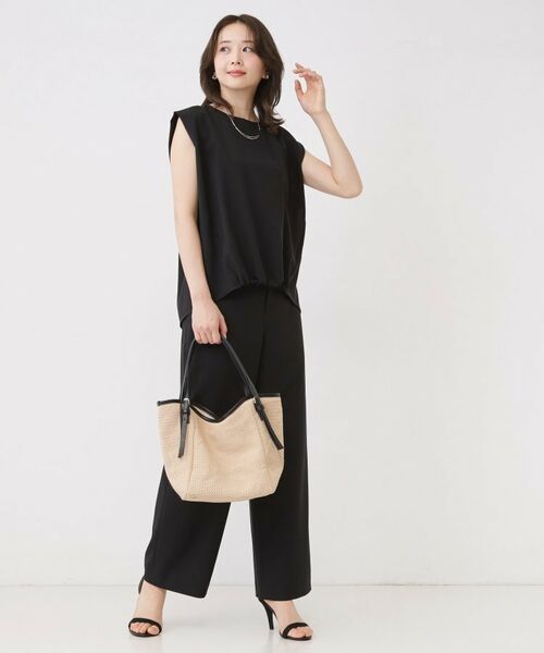 COUP DE CHANCE / クードシャンス カットソー | 【手洗い可／セットアップ可】フロント裾ギャザープルオーバー | 詳細13