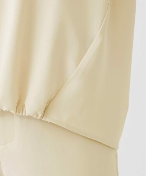 COUP DE CHANCE / クードシャンス カットソー | 【手洗い可／セットアップ可】フロント裾ギャザープルオーバー | 詳細25