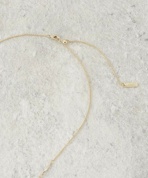 COUP DE CHANCE / クードシャンス ネックレス・ペンダント・チョーカー | パール調＆メタルY／日本製／長さ調整可能 | 詳細3