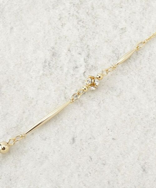 COUP DE CHANCE / クードシャンス ネックレス・ペンダント・チョーカー | パール調＆メタルY／日本製／長さ調整可能 | 詳細4