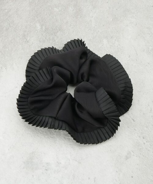 COUP DE CHANCE / クードシャンス ヘアアクセサリー | 【華やか/ヘアアクセ】ボリュームサテンシュシュ（ブラック(019)）