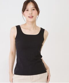 COUP DE CHANCE / クードシャンス キャミソール・チューブトップ | 【手洗い可／日本製／前後2way】テレコタンクトップ