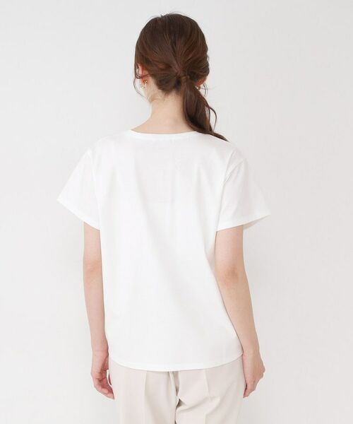 COUP DE CHANCE / クードシャンス Tシャツ | 【手洗い可／接触冷感/抗菌防臭/消臭/UVカット】半袖ロゴTシャツ | 詳細11
