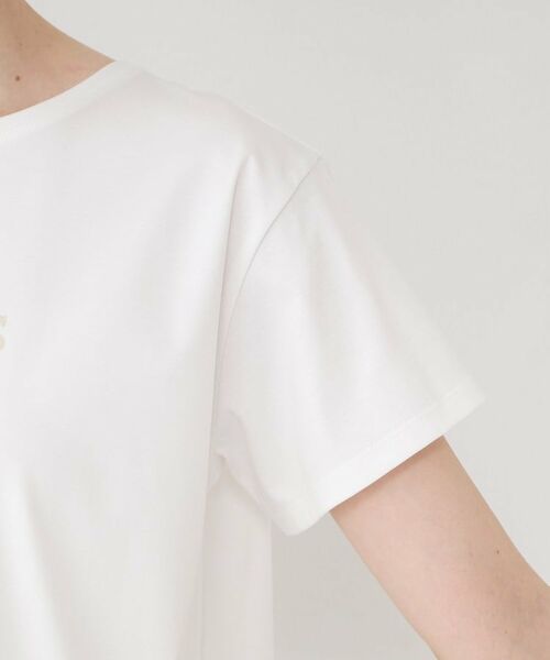 COUP DE CHANCE / クードシャンス Tシャツ | 【手洗い可／接触冷感/抗菌防臭/消臭/UVカット】半袖ロゴTシャツ | 詳細13