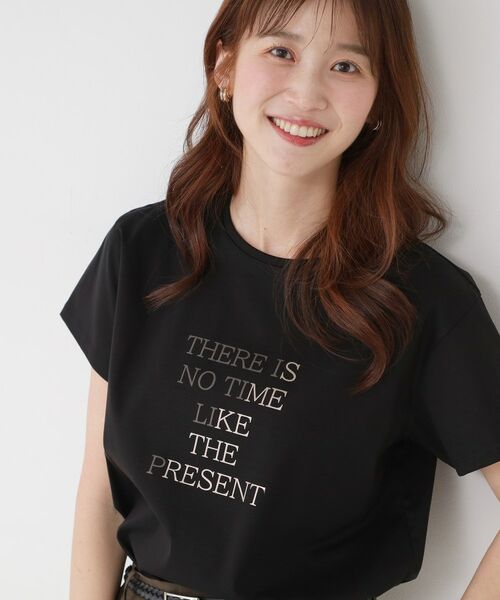 COUP DE CHANCE / クードシャンス Tシャツ | 【手洗い可／接触冷感/抗菌防臭/消臭/UVカット】半袖ロゴTシャツ | 詳細5