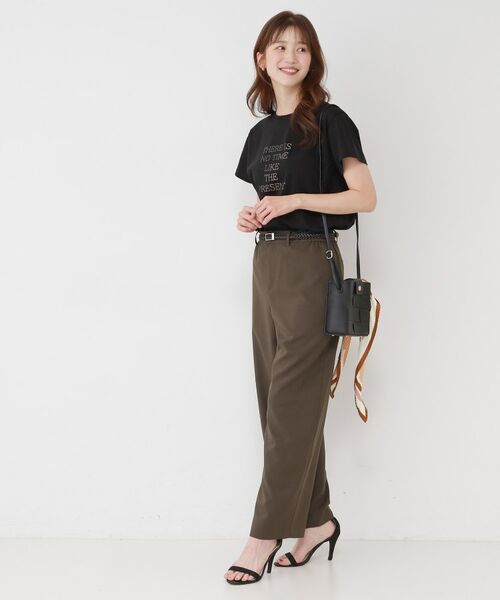 COUP DE CHANCE / クードシャンス Tシャツ | 【手洗い可／接触冷感/抗菌防臭/消臭/UVカット】半袖ロゴTシャツ | 詳細7