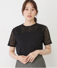 COUP DE CHANCE / クードシャンス カットソー | 【手洗い可／日本製】ラッセルレースプルオーバー