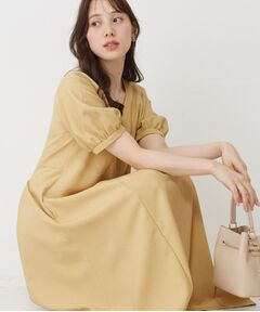 COUP DE CHANCE / クードシャンス ロング・マキシ丈ワンピース | 【手洗い可／日本製】サックワンピース
