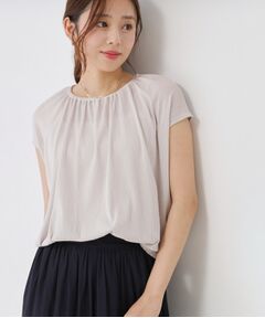 COUP DE CHANCE / クードシャンス カットソー | 【手洗い可／日本製】ギャザーデザインプルオーバー
