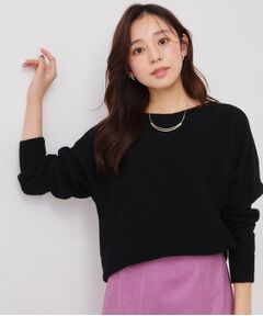 COUP DE CHANCE / クードシャンス ニット・セーター | 【手洗い可／日本製】素材ミックスのドルマンニット