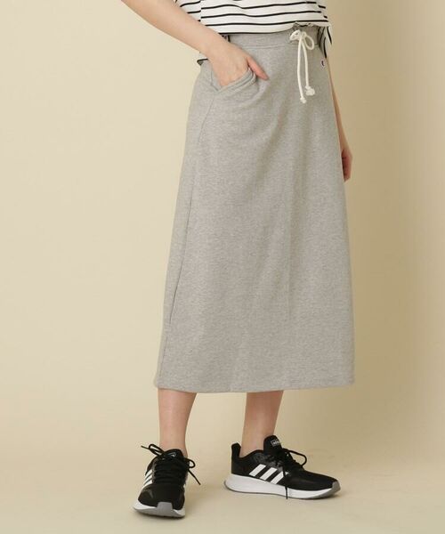 Web限定販売 Champion チャンピオン スウェットスカート ロング マキシ丈スカート Couture Brooch クチュールブローチ ファッション通販 タカシマヤファッションスクエア
