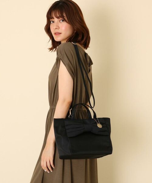 Cache Cache カシュカシュ 2wayリボントートバッグ トートバッグ Couture Brooch クチュールブローチ ファッション通販 タカシマヤファッションスクエア