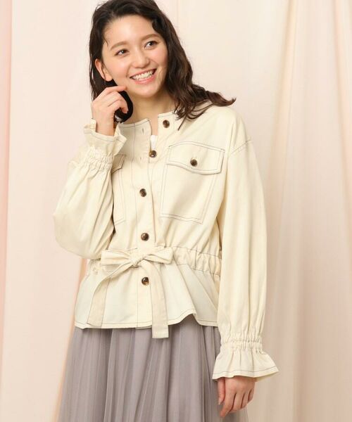 セール Web限定サイズ Ll あり 手洗い可 テンセルコットンノーカラージャケット ノーカラージャケット Couture Brooch クチュールブローチ ファッション通販 タカシマヤファッションスクエア
