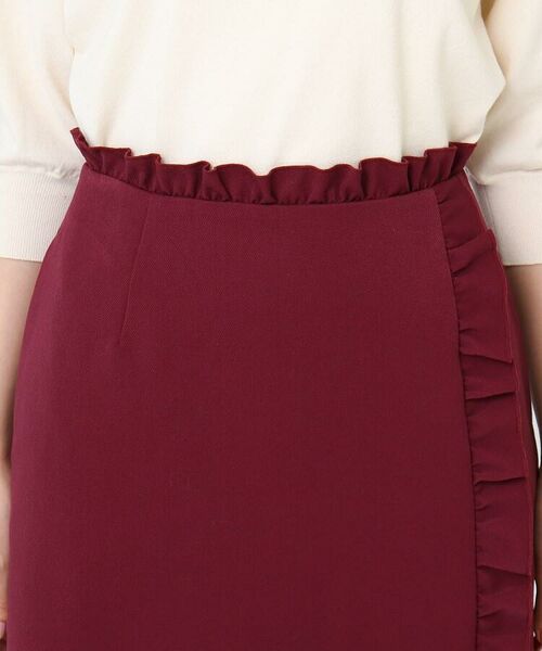 セール Web限定サイズ S あり サイドフリルタイトスカート ミニ ひざ丈スカート Couture Brooch クチュールブローチ ファッション通販 タカシマヤファッションスクエア