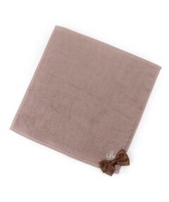 Couture Brooch / クチュールブローチ ハンカチ | 【メニーリボンシリーズ】メニーリボンイニシャルミニタオル