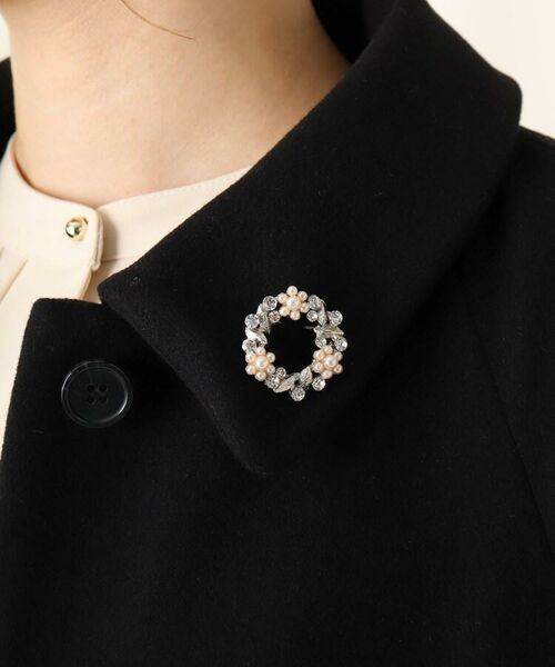 リースビジューブローチ ブローチ コサージュ Couture Brooch クチュールブローチ ファッション通販 タカシマヤファッションスクエア