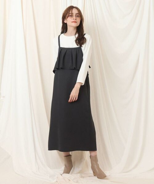 セール シャイニーヴィンテージフリルキャミワンピース ミニ丈 ひざ丈ワンピース Couture Brooch クチュールブローチ ファッション通販 タカシマヤファッションスクエア