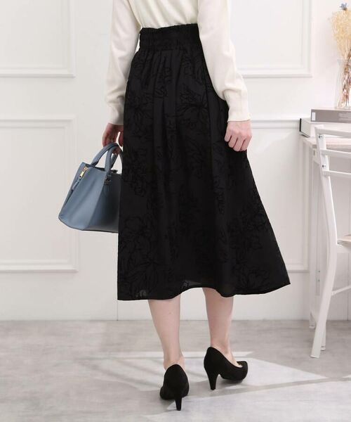 Couture Brooch / クチュールブローチ スカート | 【WEB限定】フロッキーフラワープリントスカート | 詳細11
