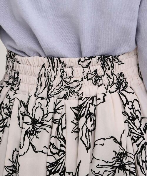 Couture Brooch / クチュールブローチ スカート | 【WEB限定】フロッキーフラワープリントスカート | 詳細15
