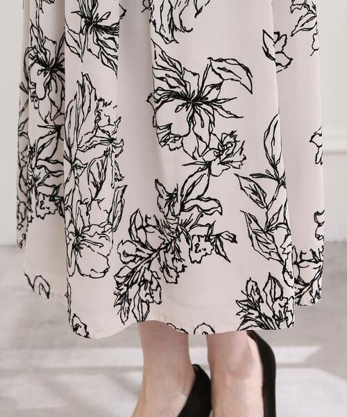 Couture Brooch / クチュールブローチ スカート | 【WEB限定】フロッキーフラワープリントスカート | 詳細16