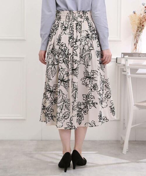 Couture Brooch / クチュールブローチ スカート | 【WEB限定】フロッキーフラワープリントスカート | 詳細19