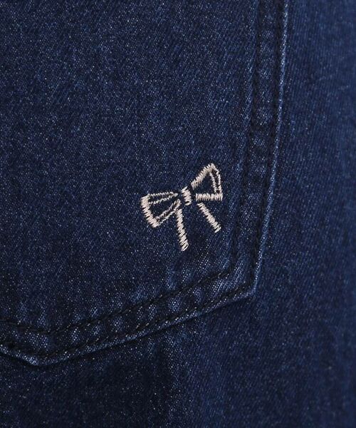 Couture Brooch / クチュールブローチ デニムパンツ | 【大人可愛いデニムスタイル】リボン刺繍テーパードデニム | 詳細22
