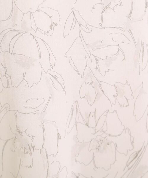 Couture Brooch / クチュールブローチ ロング・マキシ丈スカート | ラインフラワーソフトフレアースカート | 詳細18