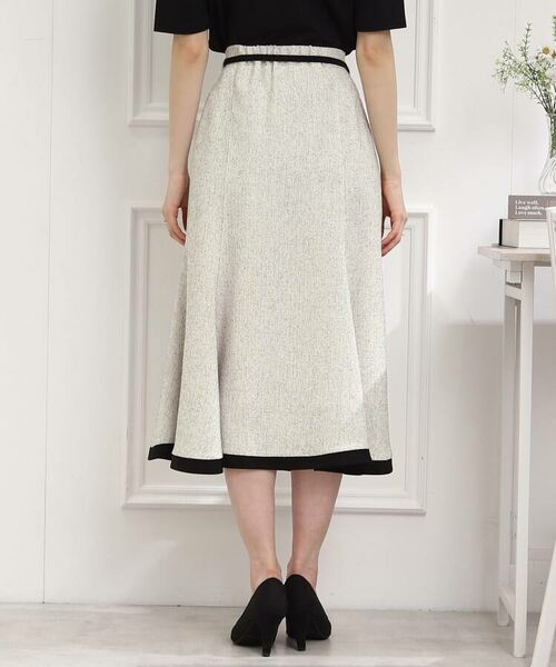 Couture Brooch / クチュールブローチ スカート | 【きちんと見え、着映えスカート】サマーツィードフレアスカート | 詳細30