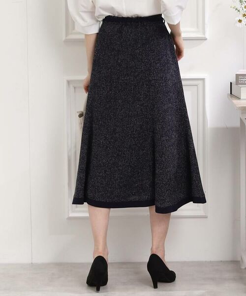 Couture Brooch / クチュールブローチ スカート | 【きちんと見え、着映えスカート】サマーツィードフレアスカート | 詳細6