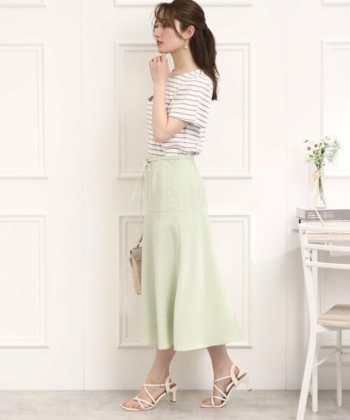 Couture Brooch / クチュールブローチ スカート | 麻調合繊フレアスカート | 詳細25