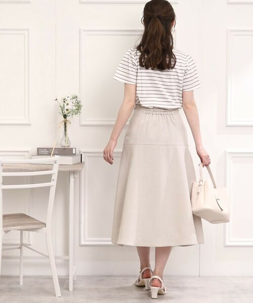 Couture Brooch / クチュールブローチ スカート | 麻調合繊フレアスカート | 詳細7