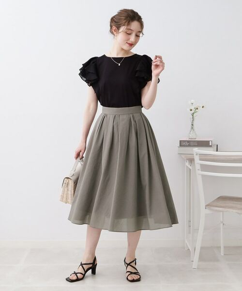 Couture Brooch / クチュールブローチ スカート | 【新色追加！着回しが効く。】パレットボイルスカート | 詳細1