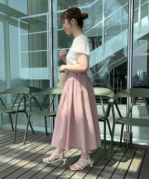 Couture Brooch / クチュールブローチ スカート | 【新色追加！着回しが効く。】パレットボイルスカート | 詳細15
