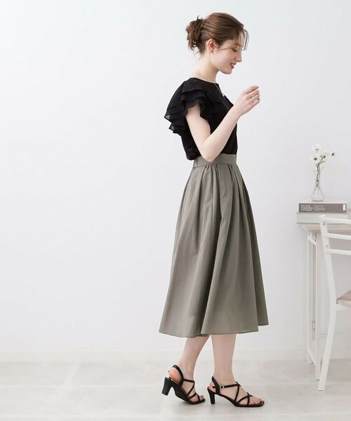 Couture Brooch / クチュールブローチ スカート | 【新色追加！着回しが効く。】パレットボイルスカート | 詳細2