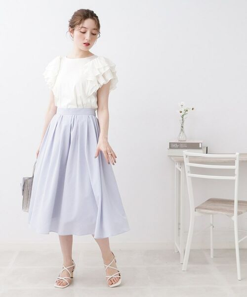 Couture Brooch / クチュールブローチ スカート | 【新色追加！着回しが効く。】パレットボイルスカート | 詳細20
