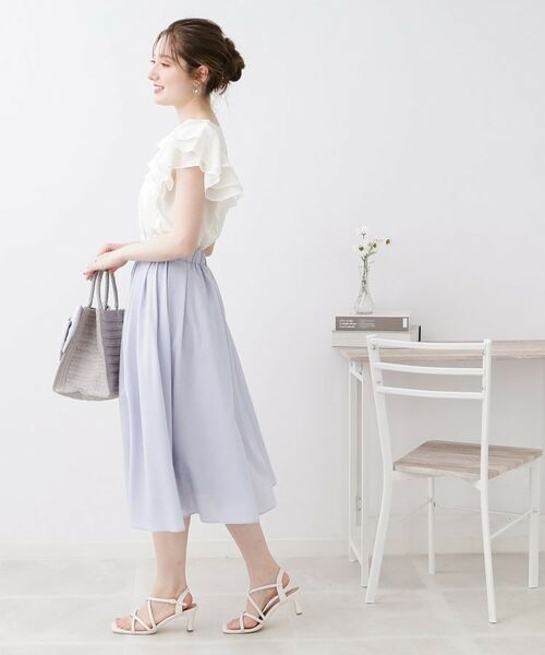 Couture Brooch / クチュールブローチ スカート | 【新色追加！着回しが効く。】パレットボイルスカート | 詳細21