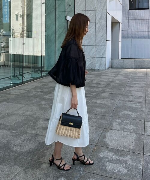 Couture Brooch / クチュールブローチ スカート | 【一枚で華やかに。】コットンボイルスカート | 詳細8