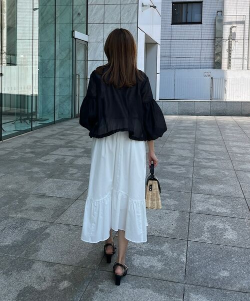 Couture Brooch / クチュールブローチ スカート | 【一枚で華やかに。】コットンボイルスカート | 詳細9