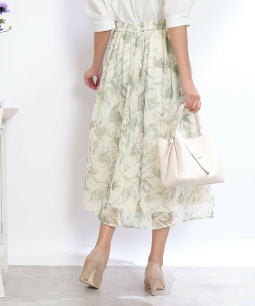 Couture Brooch / クチュールブローチ スカート | INCEDE メッシュレース花柄プリントスカート | 詳細6