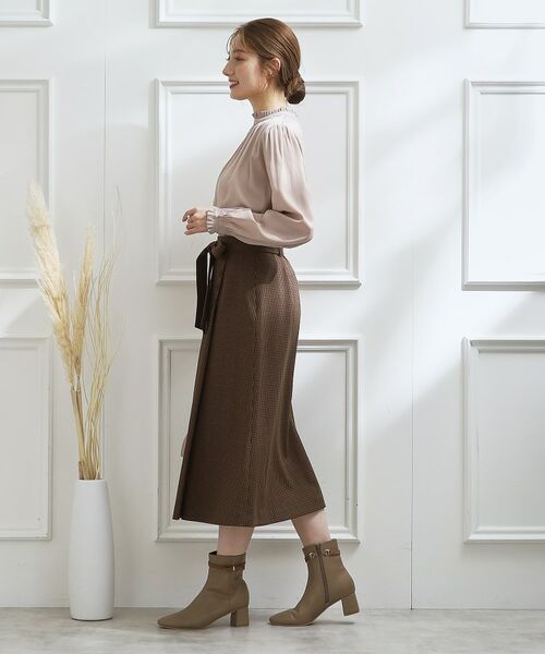 Couture Brooch / クチュールブローチ スカート | 【大人レディな着こなしに】ボタンデザインスカート | 詳細11