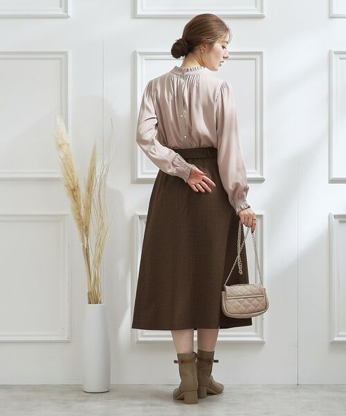 Couture Brooch / クチュールブローチ スカート | 【大人レディな着こなしに】ボタンデザインスカート | 詳細12