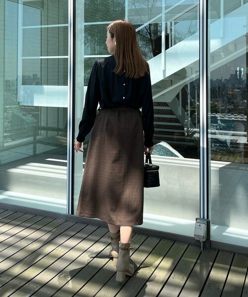 Couture Brooch / クチュールブローチ スカート | 【大人レディな着こなしに】ボタンデザインスカート | 詳細20